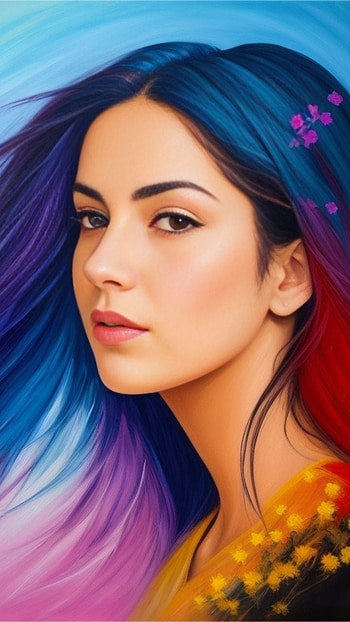 oil painting, portrait HD phone wallpaper