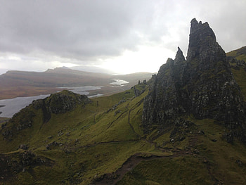 Old man of Storr, Skye's icon, Last weekend's treasure, masterpiece HD wallpaper