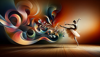 Ballet Dancer Abstract Art, ballet, dancer, Abstract, colorful HD wallpaper
