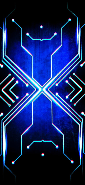 Elektro licht, Bild, Leuchten, Bunt, Cool, Linien, Farben, Punkte, Hintergrund HD phone wallpaper
