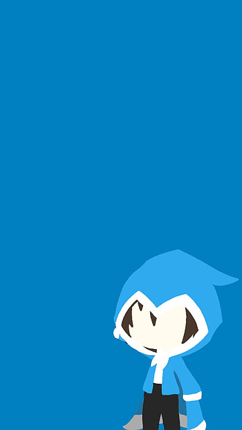 () Little Blue - Minimalist Background, TV Show HD phone wallpaper