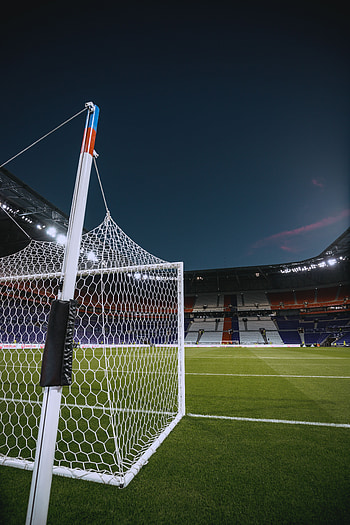 Sports, Football, Lawn, Tribunes, Stands, Football Goal, Football Gate HD phone wallpaper