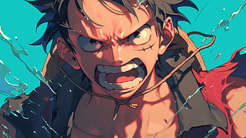 of Monkey D. Luffy: Rage Anime Action, Anime, One Piece, Monkey D. Luffy, Rage Anime HD wallpaper