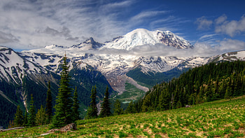 Mount Rainier , Washington State travels HD wallpaper