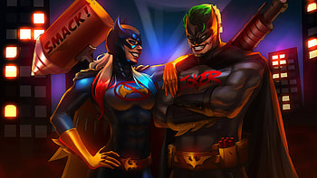 Batman Batwoman, batman, batwoman, superheroes, deviantart, artwork HD wallpaper