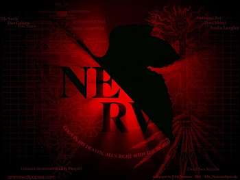 NERV Logo, nerv, evangelion, logo, eva HD wallpaper