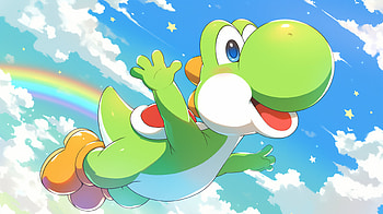Anime Yoshi Sky Adventure, Anime, Yoshi HD wallpaper