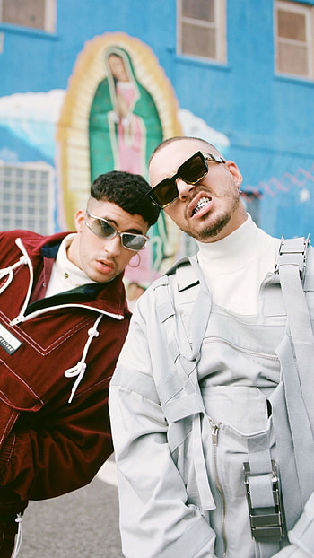 Bad Bunny and J Balvin, Bunny poster, Bunny , Reggaeton HD phone wallpaper