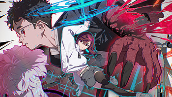 Dandadan : Momo Ayase & Silver-Screen Sentinel, Dandadan, Momo Ayase, Ken Takakura HD wallpaper