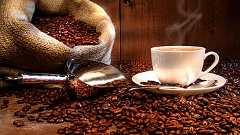 Coffee , Aromatic delight, Morning pick-me-up, Coffee lover's dream HD wallpaper