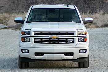 Chevrolet Silverado, 2015 model, Custom sport edition, White HD wallpaper