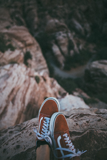 Stones, Rocks, Miscellanea, Miscellaneous, Legs, Sneakers, Shoes HD phone wallpaper