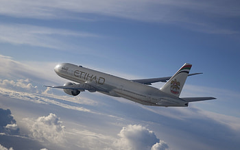 Etihad Airways, Boeing 777, Airliner aircraft, Plane HD wallpaper