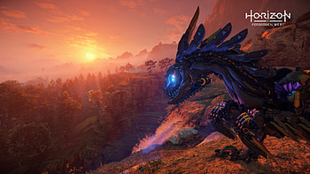Horizon Forbidden West — Sunset Sentinel, Video Game HD wallpaper