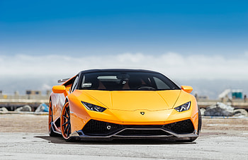 Yellow Lamborghini Huracan Front , lamborghini-huracan, lamborghini, cars HD wallpaper