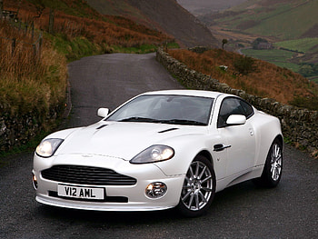 Nature, Aston Martin, Cars, Front View, Style, 2004, V12, Vanquish HD wallpaper