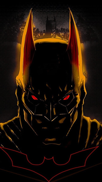 The Batman Posters 2022, Dark Theme, Red Eyes HD phone wallpaper