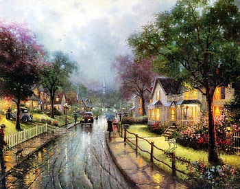 The Street Painting, street, art, painting, nice HD wallpaper