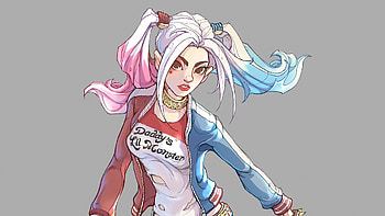 Harleyquinn Play With Me , harley-quinn, superheroes, artist, artwork, digital-art, artstation HD wallpaper