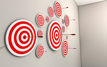Target symbol, Bullseye visualization, Precision focus, Goal setting HD wallpaper