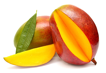 Exotic mango variety, Vibrant colors, Fresh and ripe, Tropical delight HD wallpaper