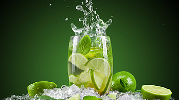 Lemon juice, Soda HD wallpaper