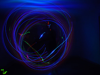color led, led, blue, color, light HD wallpaper