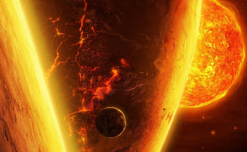 Planets, Universe, Sun, Radiation HD wallpaper