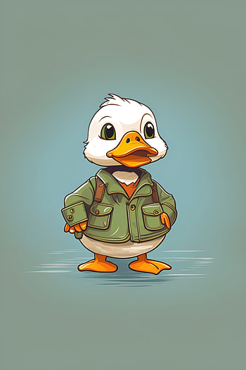 duck , Anime, Anime Art, artistic, anime boy HD phone wallpaper