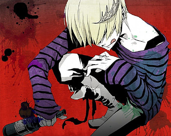 Katekyo Hitman Reborn, bottle, red, cant think of a fourth HD wallpaper