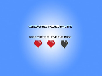 a gamers life, videogame, video game, life, gamer, nintendo, heart HD wallpaper