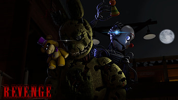 Five Nights At Freddy's, Springtrap (Five Nights At Freddy's), Video Game, Ennard (Five Nights At Freddy's) HD wallpaper