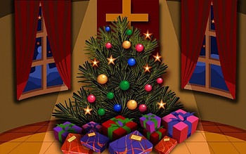 ღ.Christmas Tree Holiday.ღ, jolly, winter, pink yellow, festival, cross, colors, stars, wonderful, giftboxes, adorable, christian, teasers, sweet, other, gifts, mind teasers, pretty, green, lovely, colorful, party, holiday, amazing, winter time, christmas tree, new year, golden, greeting, ornaments, beautiful, seasons, celebration, red, christmas, love, christmas tree holiday, decorations, splendor HD wallpaper