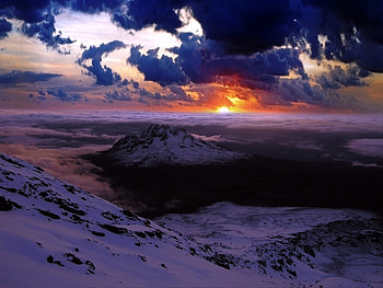 Landscape, Nature, Mountains, Snow HD wallpaper