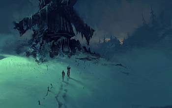 Journey Into Unknown, abstract, journey, cg, fantasy, unknown HD wallpaper