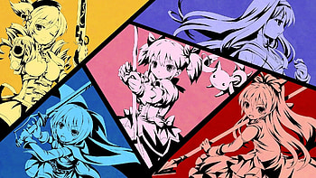 Madoka Magica, TV series, 2011, Backdrops HD wallpaper