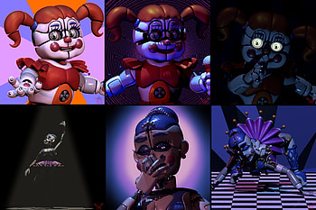 Circus Baby (Five Nights at Freddy's), Ballora (Five Nights at Freddy's), video game, Five Nights at Freddy's: Sister Location, Five Nights at Freddy's HD wallpaper