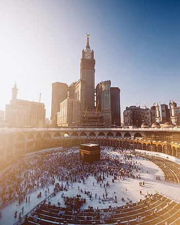 Masjid Al haram mecca, sky, sunlight HD phone wallpaper