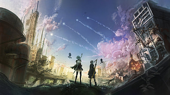 Nier Automata 6th Anniversary, nier-automata, games, artwork, digital-art, video-games HD wallpaper