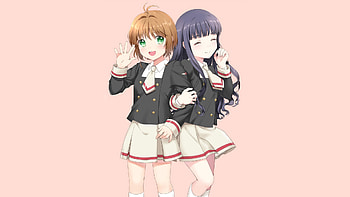 Anime, Cardcaptor Sakura, Sakura Kinomoto, Tomoyo Daidouji HD wallpaper