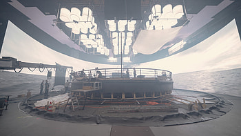 Dark bay mystery, Spinning LED volume, Netflix's upcoming series, Technological wonder HD wallpaper