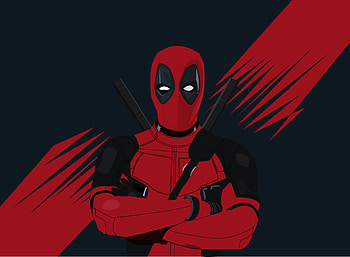 Deadpool Minimal 2019, deadpool, superheroes, artwork, artist, digital-art, behance HD wallpaper