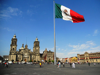 Zocalo, Mexico City Skyline HD wallpaper