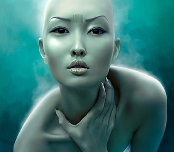 Last race, blue, girl, fantasy HD wallpaper