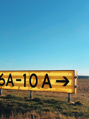 Grass, Sky, Miscellanea, Miscellaneous, Pointer, Sign, Numbers, Letters HD phone wallpaper