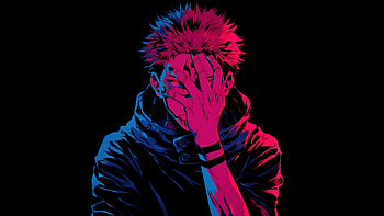 Bold Jujutsu Kaisen, jujutsu-kaisen, anime, artist, artwork, digital-art, ai, art, dark, black, oled HD wallpaper