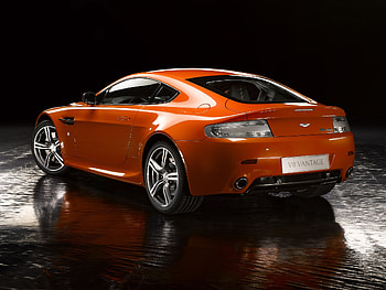 Auto, Aston Martin, Cars, Reflection, Side View, 2008, V8, Vantage HD wallpaper