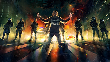 dom, Police, Yuumei, Fisheye Placebo / and Mobile Backgrounds HD wallpaper