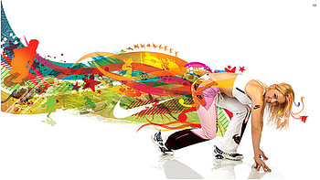 Sporty, , nike, sport, new HD wallpaper