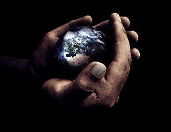 Palms, Dark, Palm, Hands, Planet HD wallpaper